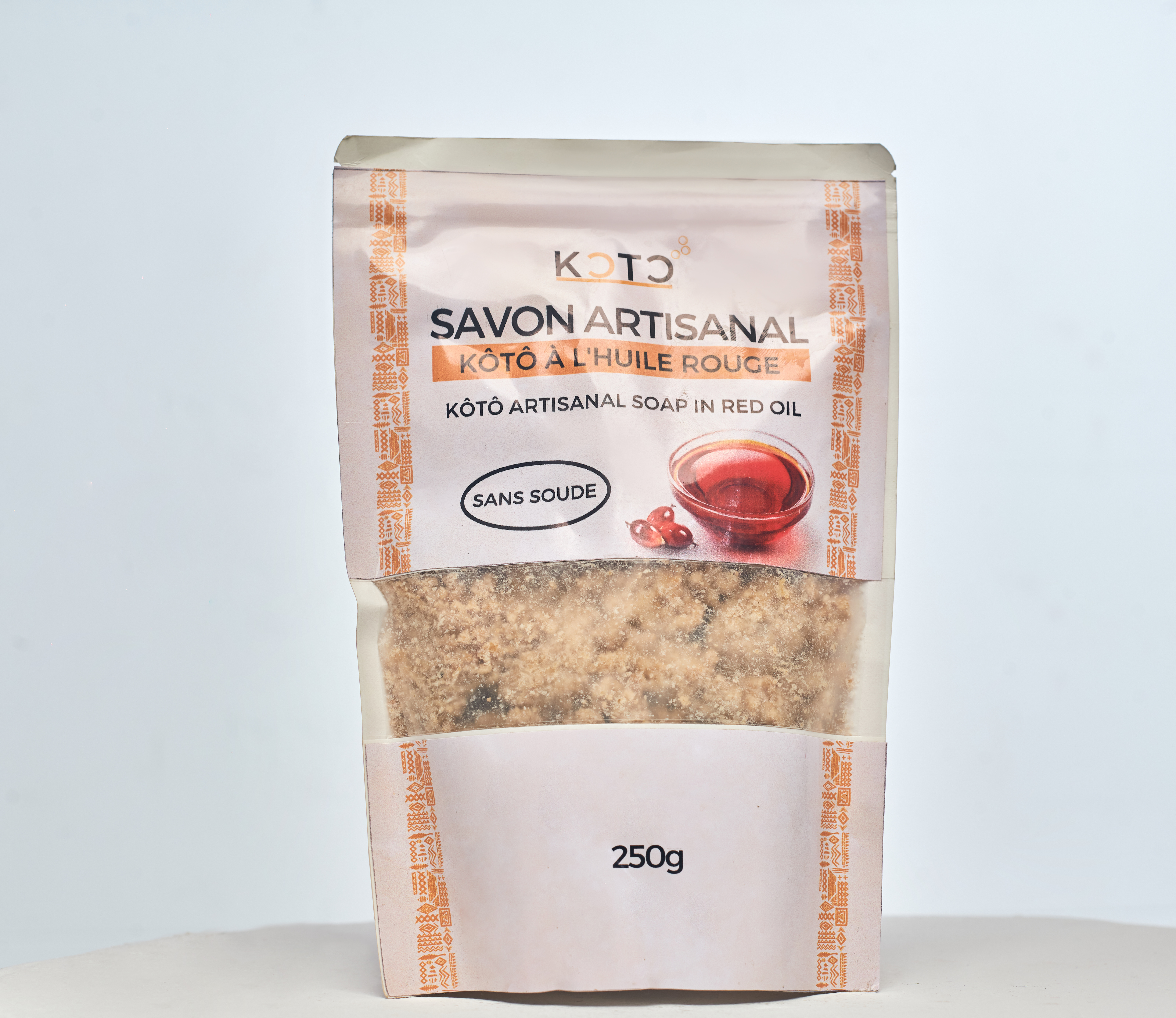 Savon noir artisanal KÔTÔ A L'HUILE ROUGE